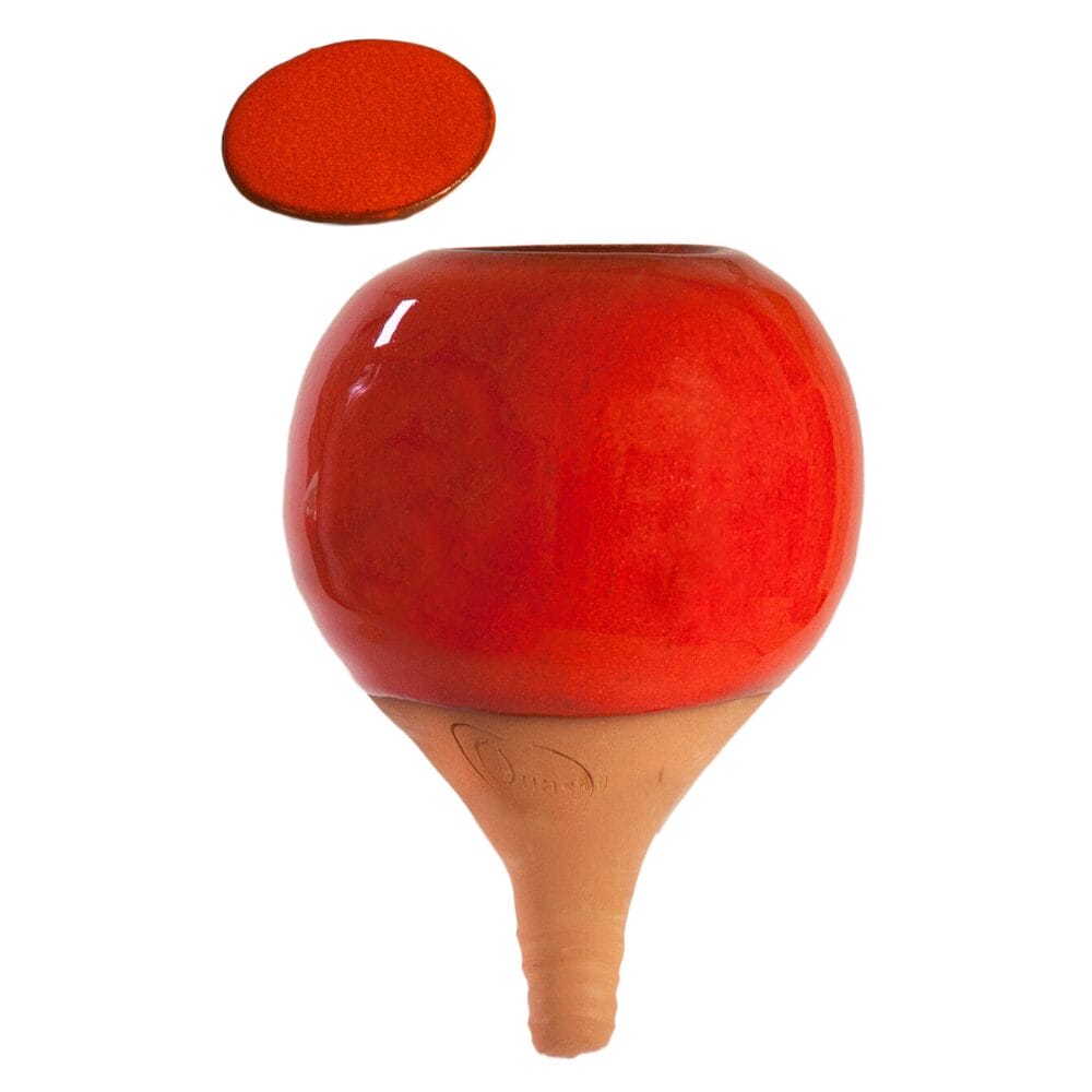 Oyas mini rouge à planter coloré systeme d'arrosage pour plante.